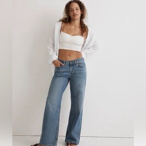 NWT Madewell Low-Rise Superwide-Leg Jeans Size 31